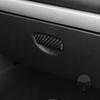 For Renault Clio 2002-2005 Real Carbon Fiber Stickers co-pilot Storage switch Panel Cover Car Accessories Interior decorative
