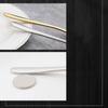 2Pcs Rustless Steel Soup Spoon Comfort‑grip Moderate Deep Household Scoop Mirror‑polished Solid Handle Soup Utensil Hot‑pot