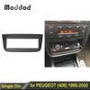 1-DIN Audio-Blende für Peugeot 406 Stereo Radio GPS DVD Panel Armaturenbrett-Einbau Zierleisten-Kit Rahmen