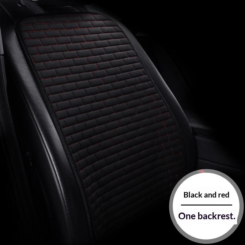 Cuscino Traspirante per Sedile Auto con Imbottitura Morbida in Lino e Supporto Antiscivolo Perfetto per la Guida Quotidiana e i Lunghi Viaggi su Strada
