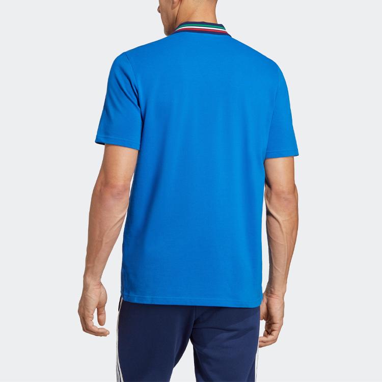 adidas Italy Polo Shirt Blue HT2181