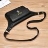 WEIXIER Men's Leather Sling Bag Crossbody Shoulder Bag Waterproof Messenger Waist Chest Bag Briefcase Travel Bag