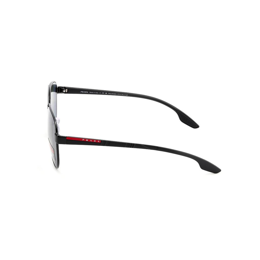 Prada Série Polarisée Excellence Lunettes de Soleil Gentleman Style Aviateur Lunettes de Soleil Homme SPS-54T-1AB-5Z1