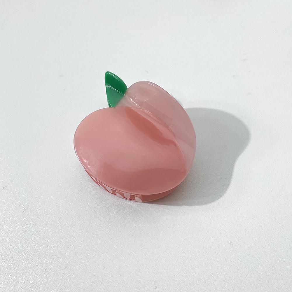 Korean  Sweet Lovely Fruit Strawberry Pineapple Peach Carrot Hair Clip Claw Fashion Acetate Shark Clip