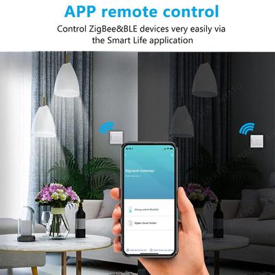 Tuya Zigbee 3.0 Smart Gateway Hub Multi-Mode Bridge Smart Home WiFi Bluetooth APP Control Works with Alexa Google Home