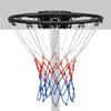 45.72cm Basketball Rim Replacement, Double Spring Solid, with Net, Fits In-Ground & Wall-Mounted, Steel, for Indoor & Outdoor Black