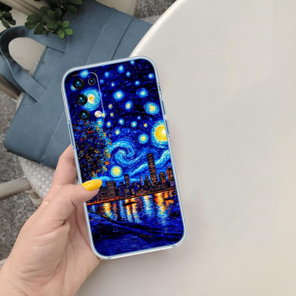 Starry Night Van Gogh Painting Case for Motorola G10 G20 G30 G31 G32 G34 G35 G41 G42 G50 G51 G52 G55 G60 G60S G62 G71 G72 G75