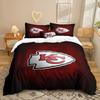Rugby Team Series 3D Digital Printing Three-Piece Bedding Kit Sheet Quilt Cover
