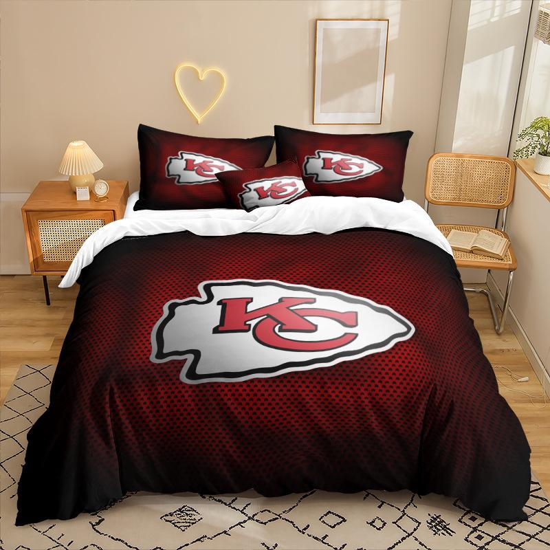 

Rugby Team Series 3D Digital Printing Three-Piece Bedding Kit Sheet Quilt Cover 90 * 200 two-piece set