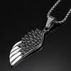 Rock Music Earphone Pendant Couple Necklace Titanium Steel Jewelry