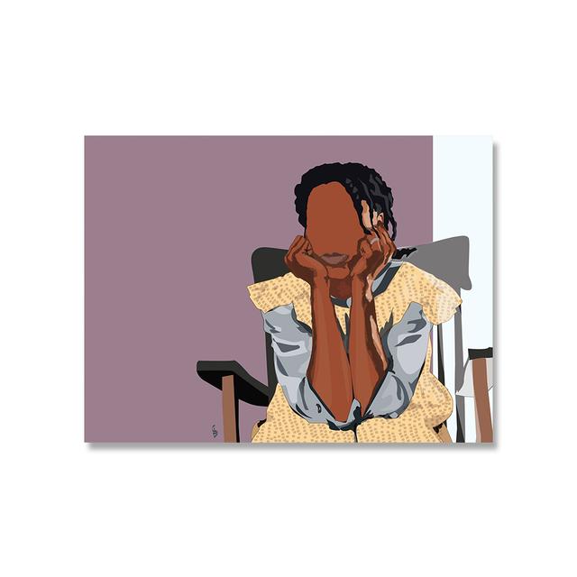 

Красочная фиолетовая пленка, художественный постер, классическая печать на пленке, феминистская картина маслом, современная мода, женская гостиная 21cm×30cm NoFrame