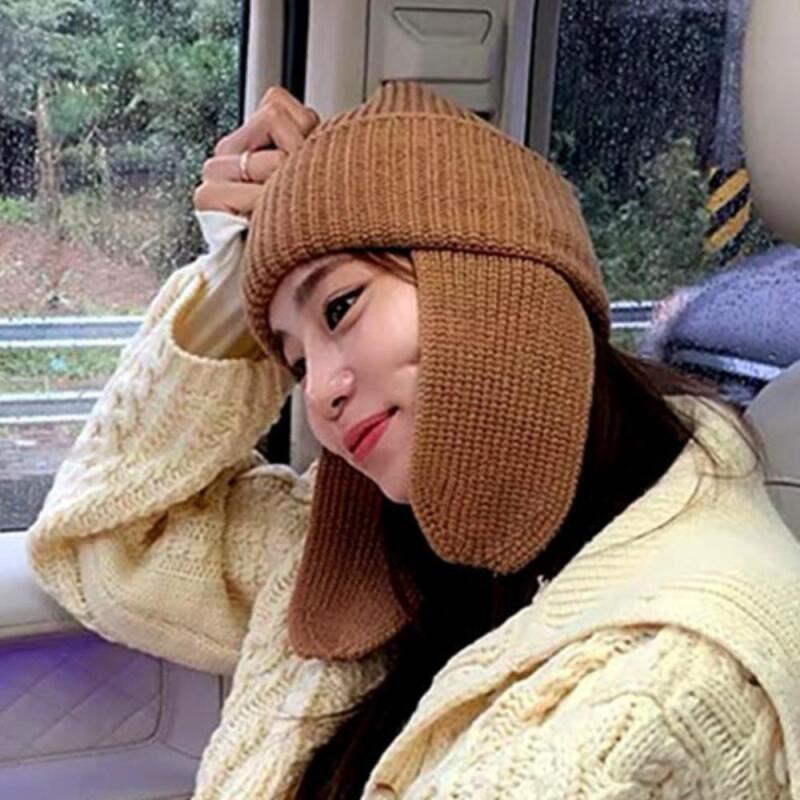 

Women s winter fashion item: warm earflap hat C7369_Black