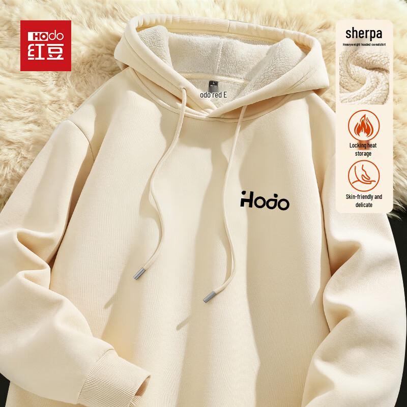 

Hodo Men s Alpaca Fleece Lined Hooded Sweatshirt 2XL
