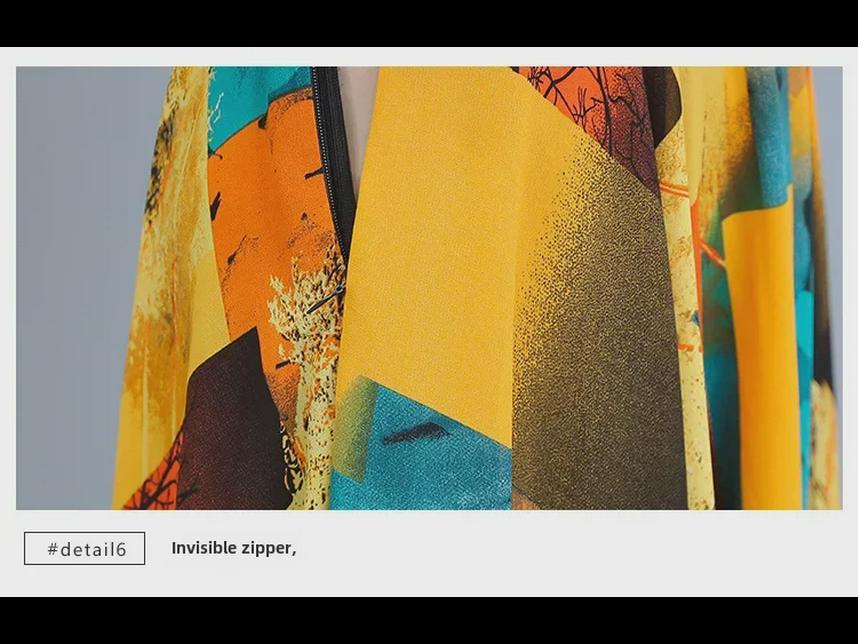 Dámské šaty áčkového střihu slim fit v korejském stylu: 2021 Letní tištěný krátký rukáv z ledového hedvábí