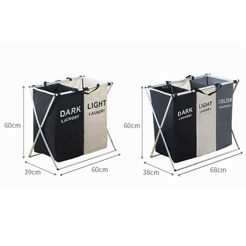 1-3 Grid  Laundry Storage Basket Dirty Clothes Laundry Storage Basket Organizer Basket Bathroom Laundry Hamper