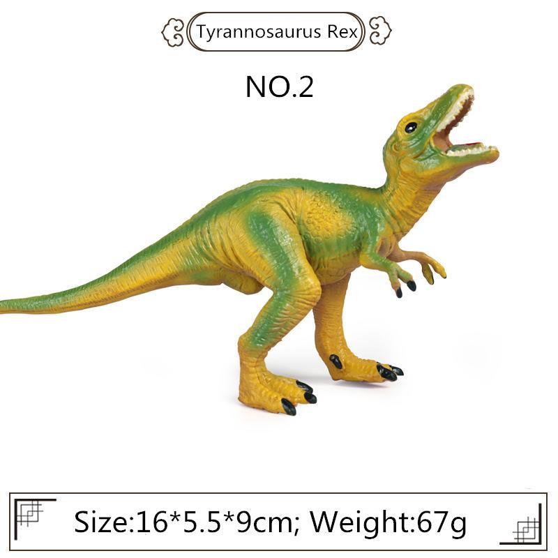 Mini Jurassic Dinosaurs Action Figures Simulate Solid Vintage Tyrannosaurus Rex Triceratops Model Toys For Children Xmas Gifts