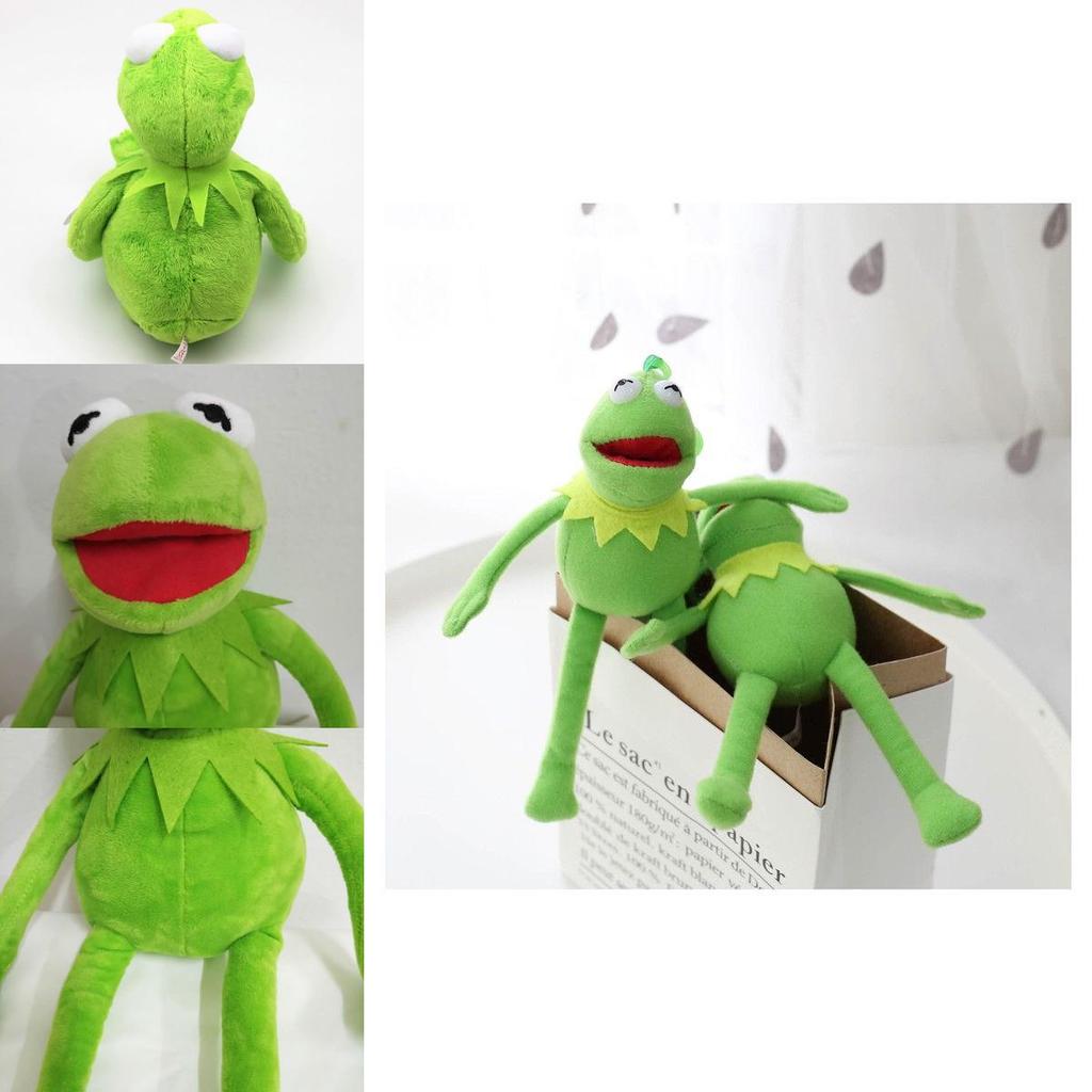 Adorable 18-inch Kermit Muppet Frog Plush Toy Doll For Soft Cuddly Fun