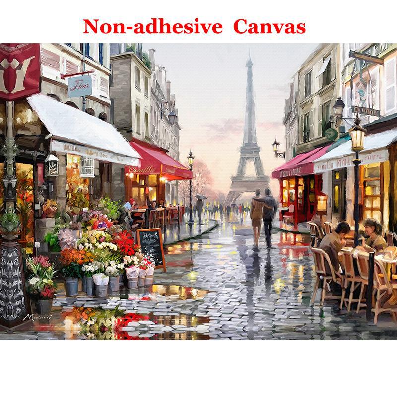 

Большие расписанные вручную фотообои с архитектурой города и поселка в европейском стиле, 3D, для спальни, гостиной, стены с телевизором, художественное украшение дома 300cm (W) x 200cm (H)