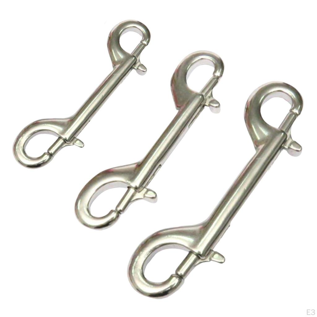 Doppelendige Karabinerhaken Metallclips für Tauchen