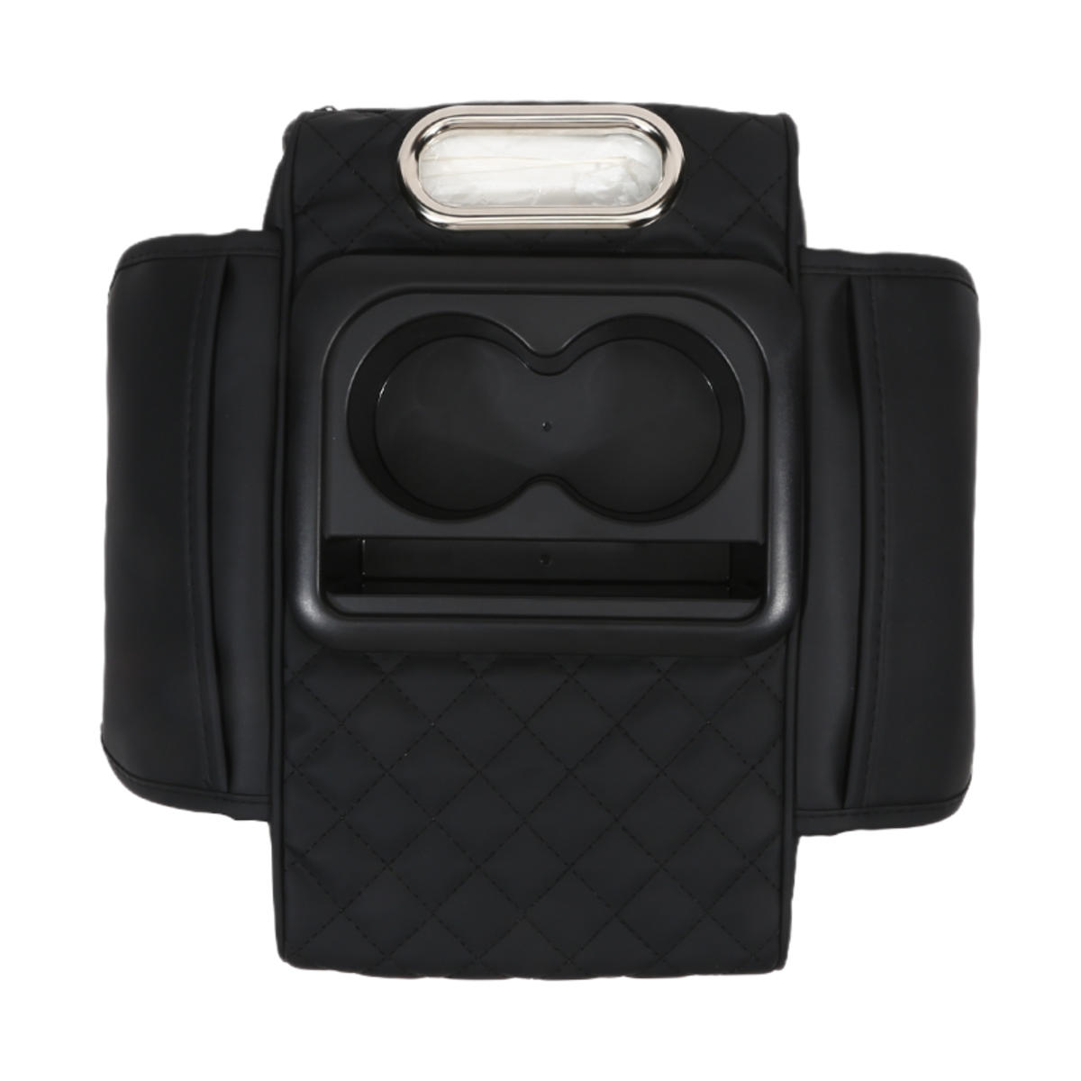 

Car Armrest Storage Box Car Center Console Organizer Armrest Heightening Cushion with Cup Holder Armrest Storage Organizer Box one size чёрный