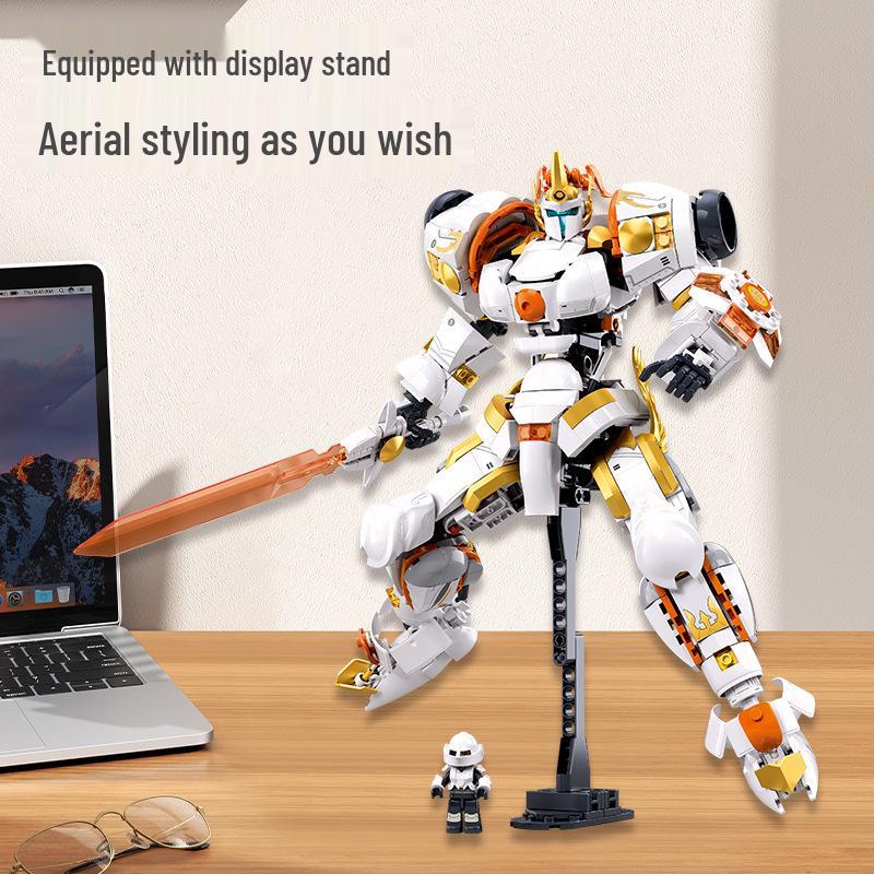 Xiao Luban Dawn Knight Mecha Building Blocks Toy for Kids