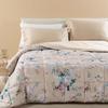 Double Bed Quilt Beautiful Floral In Cotton Satin 260X265 300 G/sqm