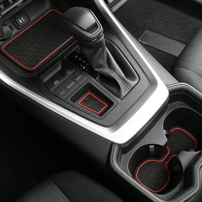 Car Interior Door Groove Pad Gate Slot Cup Dustproof Non-Slip Mats Accessories For Toyota RAV-4 XA50 2019~2026 2026 RAV 4 Hybrid