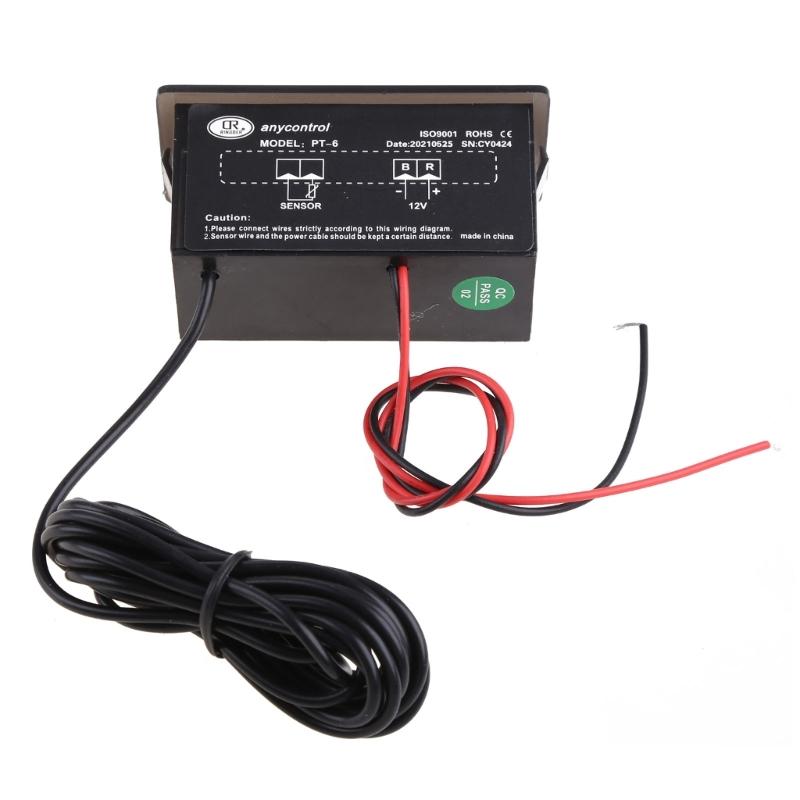 Heißes 12V Fahrzeug Auto LED Digitales Thermometer Temperaturmessgerät Sonde -40~110°C B03E