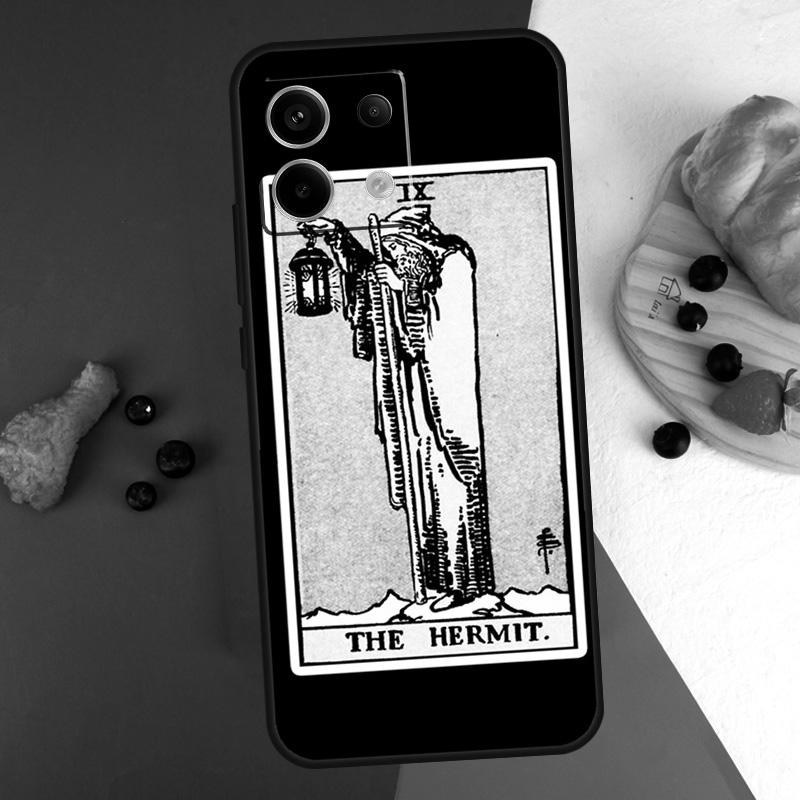 

The Hermit Tarot Card Case For Xiaomi Redmi Note 13 14 Pro 9 10 11 12 Pro 10S 11S 12S Redmi 13C 10C 12C 14C Coque Redmi Note 9S