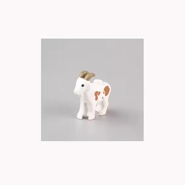 MOC Building Blocks City Farm Animals Small Particles Bricks Accessories Figures DIY Toys GIfts Swan Pig Cat Dog Zoo Duck Goat