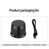 Anti Lost Magnetic Mini Speaker Deep Bass Portable Sound Box RGB Light Speaker  PC Tablet Use