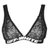 Off White Womens/Ladies Floral Lace Bralette