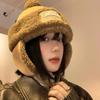 WTEMPO Autumn/Winter Plush Bomber Hats Women Plush Velvet Warm Ear Protection Hats Outdoor Skiing Cycling Hats