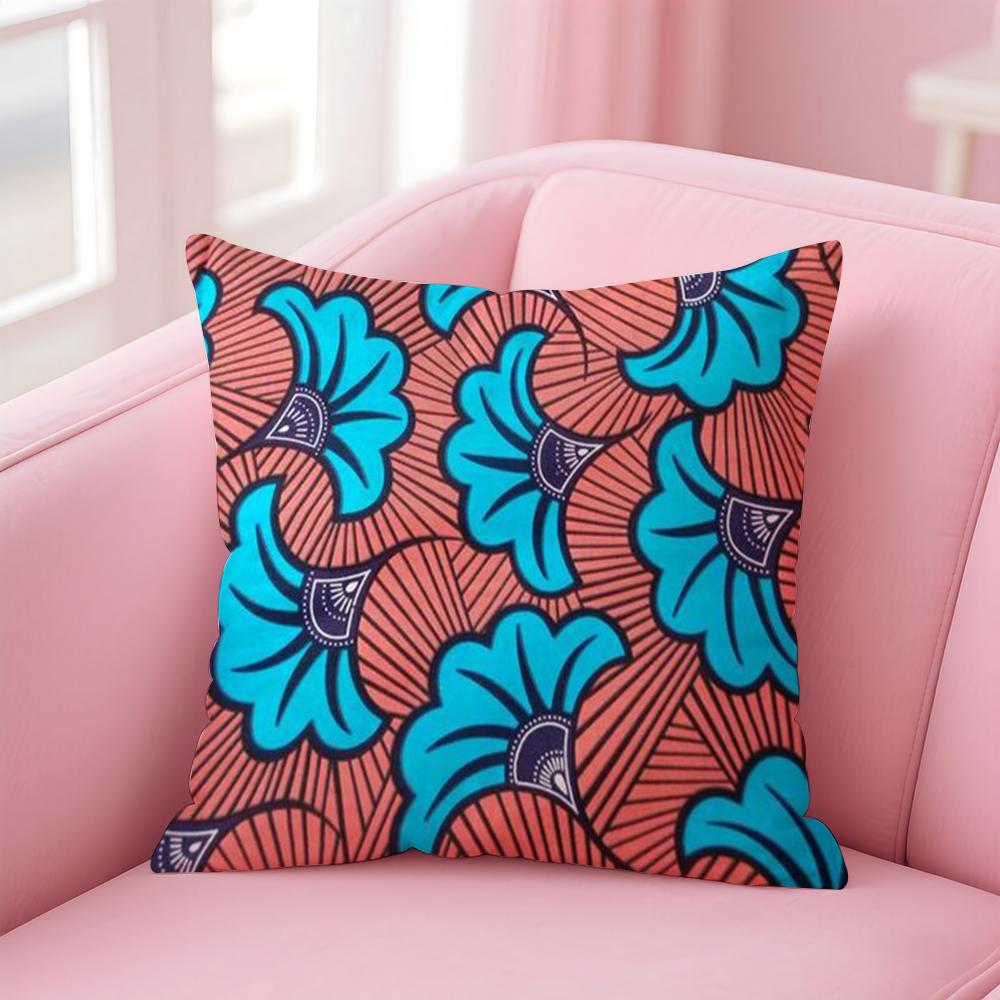 Bunte A-Afrikanische Stil Drucke Kissenbezug Bequemer Wende-Kissenbezug Ideal für Auto Sofa Schlafzimmer & Mehr
