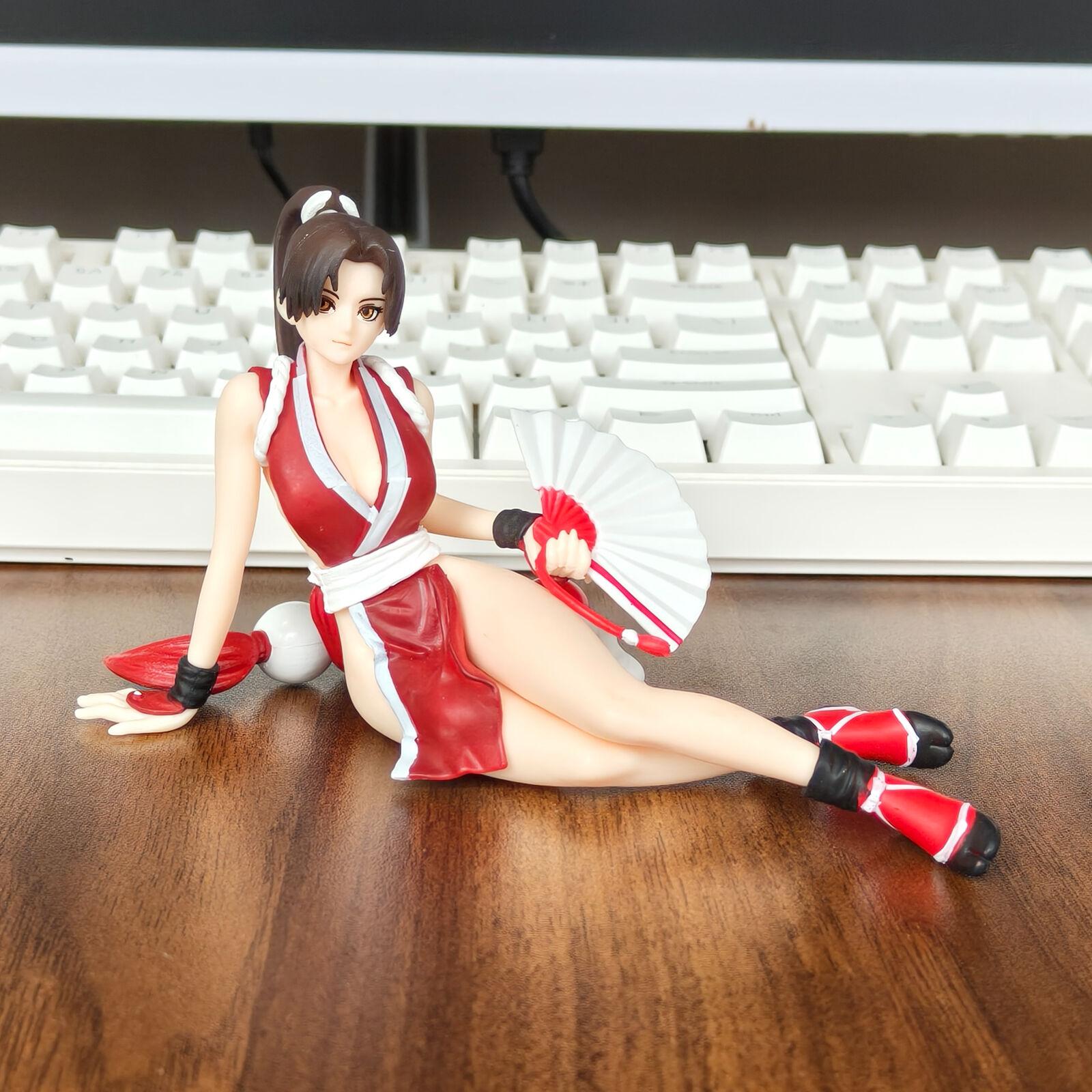 

New Anime Street Fighter Mai Shiranui Instant Noodle Pressing Cover Sexy Girls PVC Action Figure Model Toys