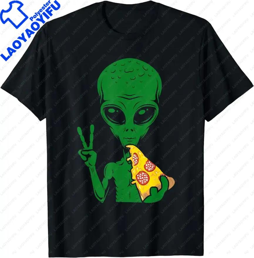 Cute Alien I Come In Peace Space Rave EDM Music Alien TShirt Graphic Tee Fashion Short Sleeve Novelty Unisex Shortsleev