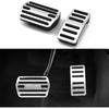 Car Aluminum Pedal Covers Non-Slip Foot Pedals Pads Brake Accelerator Pedal Covers Auto No Drilling Car Interior Accessories Replacement for Maverick