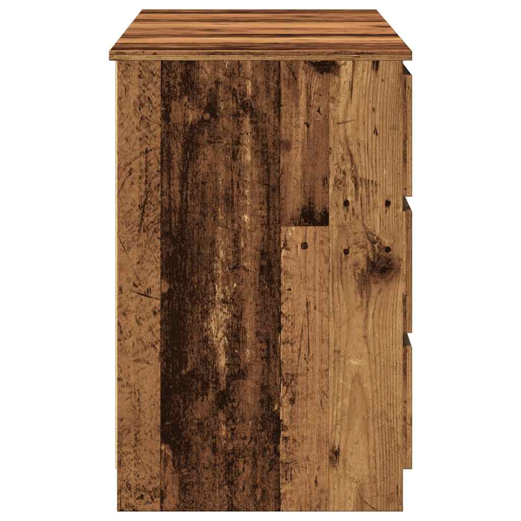 Scrivania Effetto Legno Vintage 140 x 50 x 77 cm Truciolato