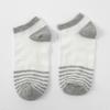 20 Paar gestreifte Damen-Knöchelsocken Sommersocken