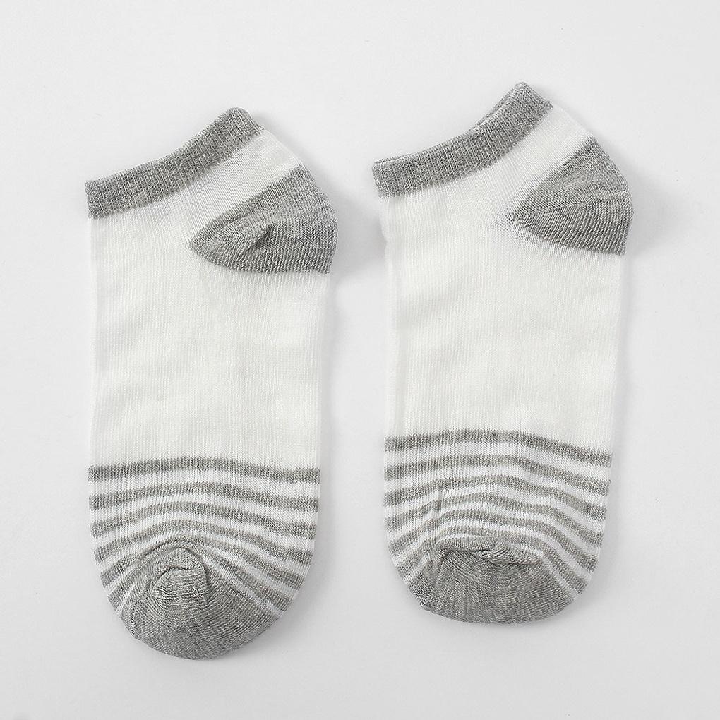 20 Paar gestreifte Damen-Knöchelsocken Sommersocken