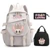 3 Stück/Set Niedlicher bedruckter Rucksack Federmäppchen Lunchtasche Teenager Studentin Schüler Schultasche Damen Reise Laptoptasche Mochila