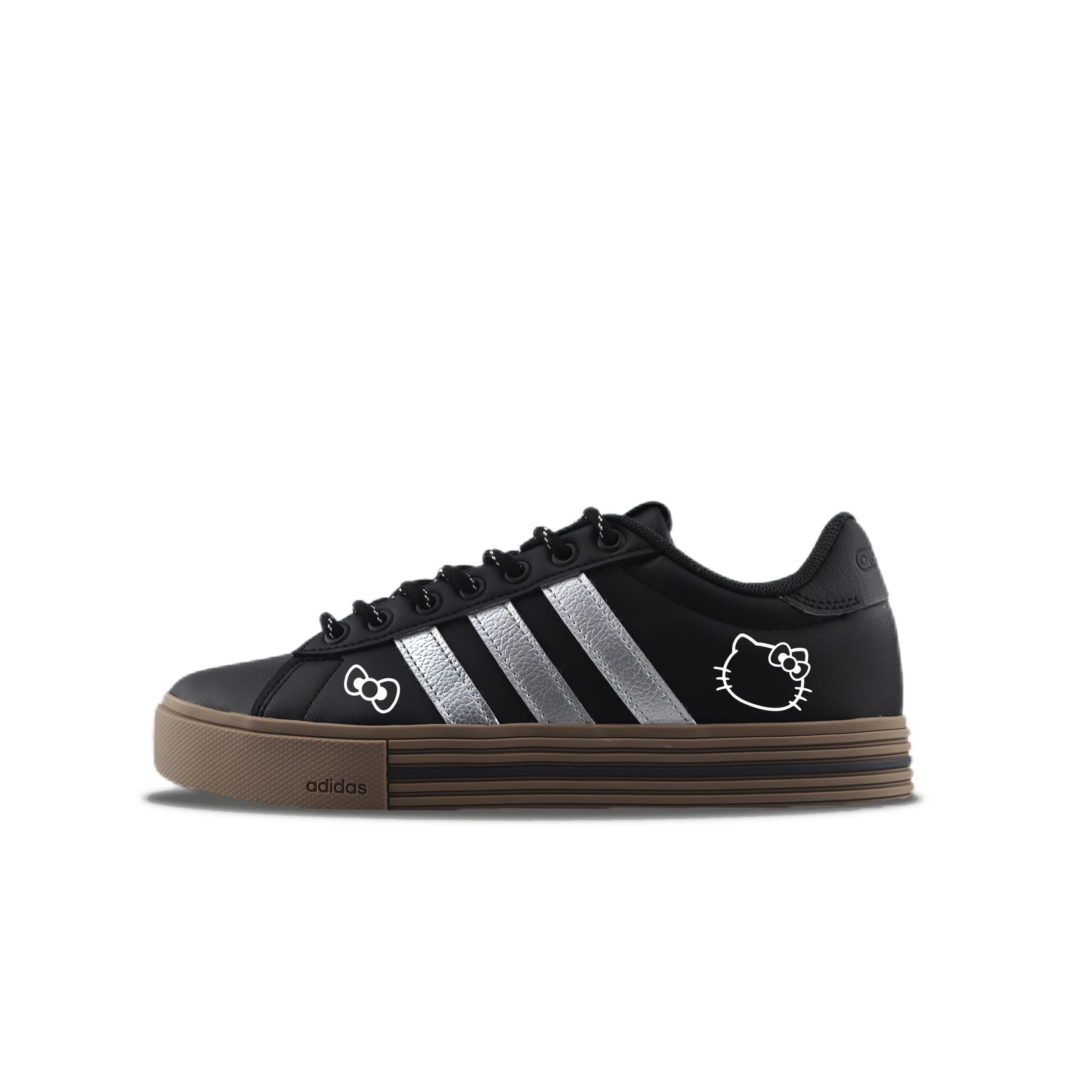 

Adidas Daily 4.0 Wear resistant And Lightweight Low top Skateboard Shoes Unisex Black Silver JR0086(Team840--) 40⅔