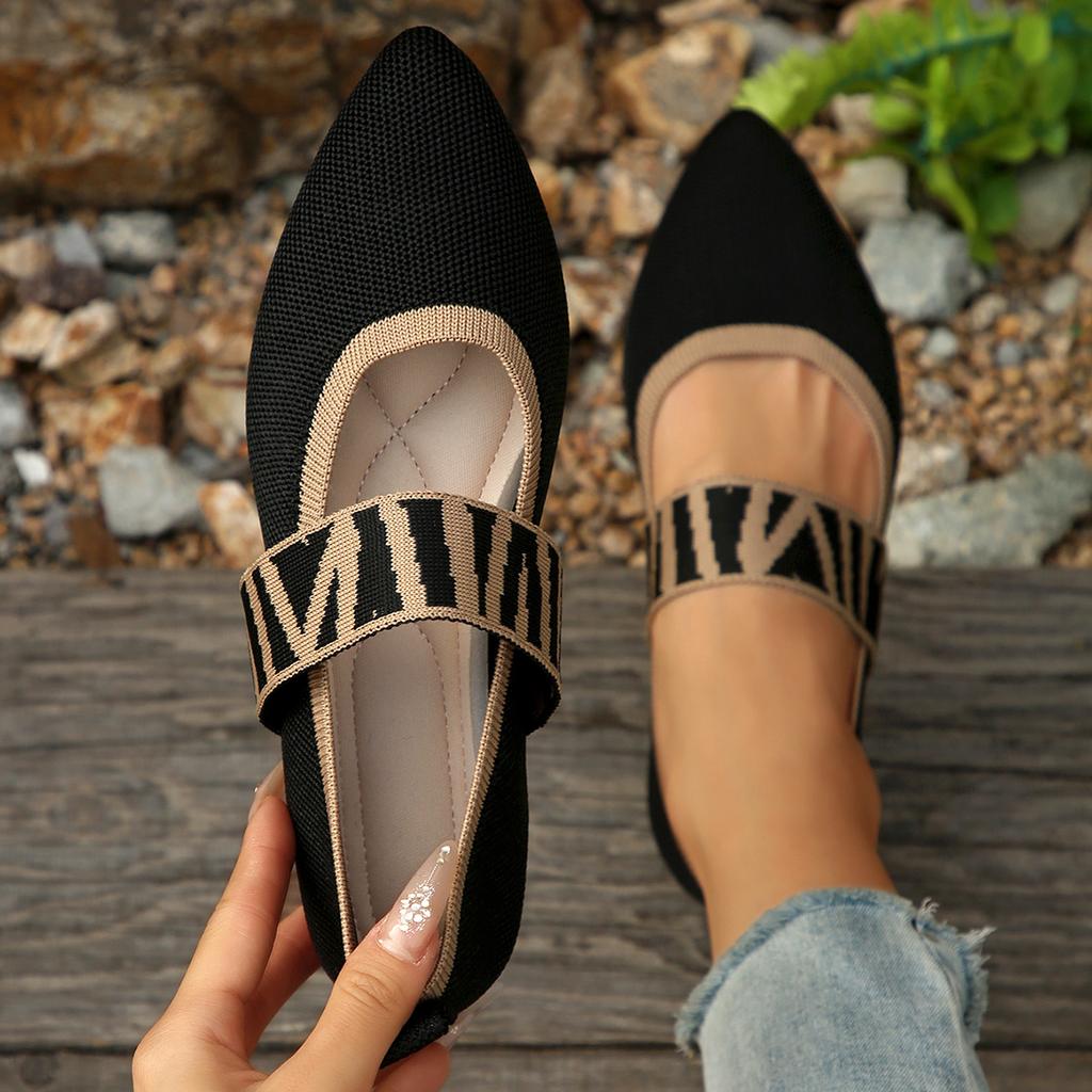 Fashion Women Ballet Flats Casual Shoes Low Heel Barefoot Elegant Women Sneakers Comfortable Pointed Toe on Offer Loafers Free Shipping