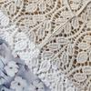 Crochet Lace Tank Top Women Leaf Embroidery Hollow-out Sleeveless Knit Top Cover-up Vacation Bohemian Summer