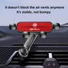Schwerkraft Auto Handyhalter Lüftungsschlitz Klemme GPS Handheld Halterung Für Alfa Romeo Giulietta GT 159 147 156 Mito Brera Giulia F1 Stelvio