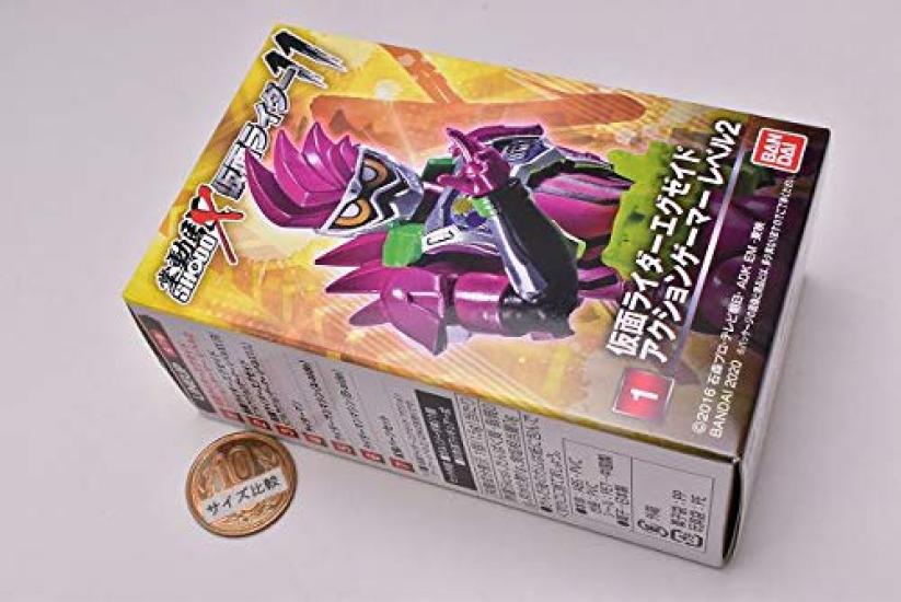Kamen Rider 11 Kamen Rider Action Gamer Level Candy Toy SHODO-X [1. Ex-Aid 2] (Single Item)