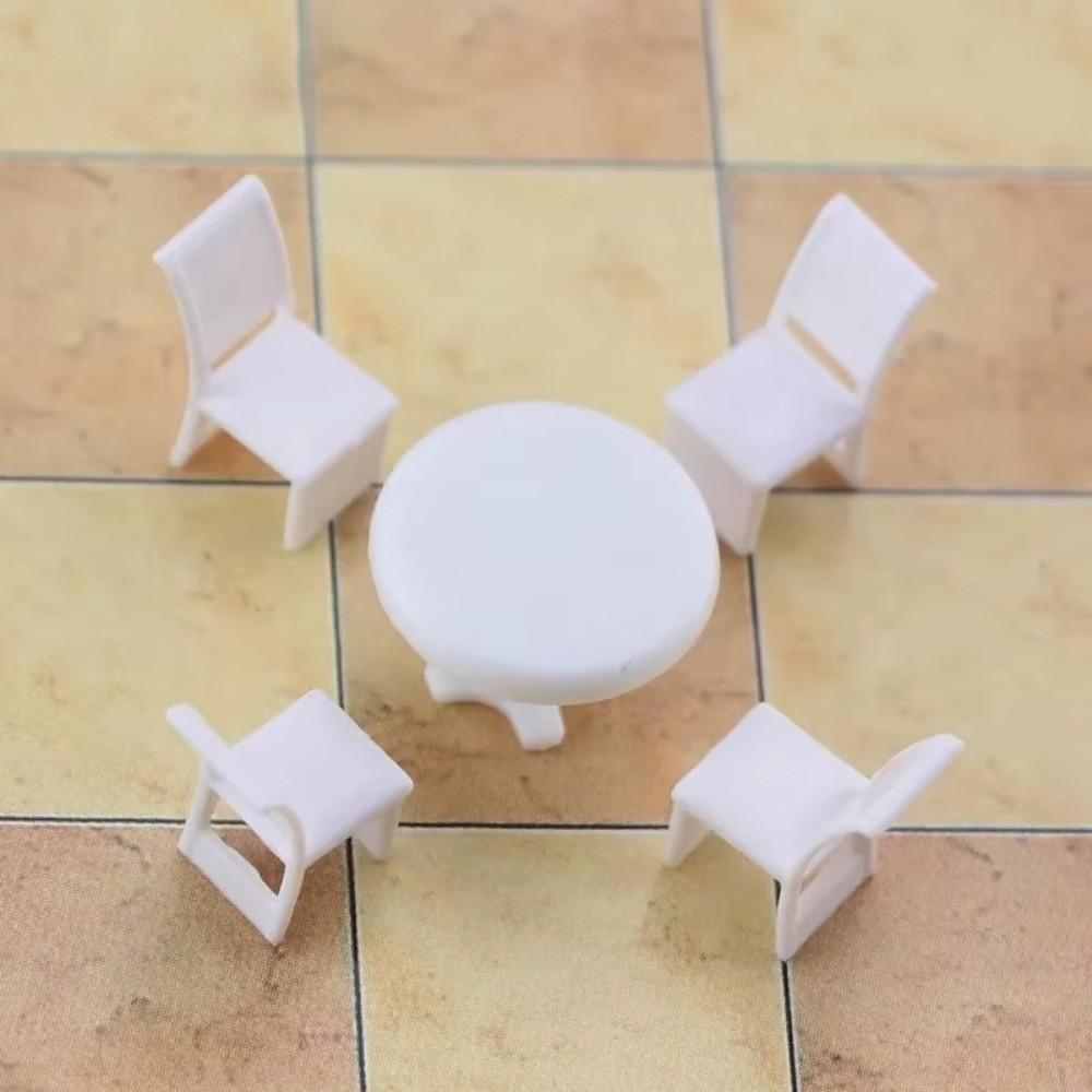 2Set Miniature Miniature Furniture Model Self Assembly Dollhouse Furniture Set  House Decoration