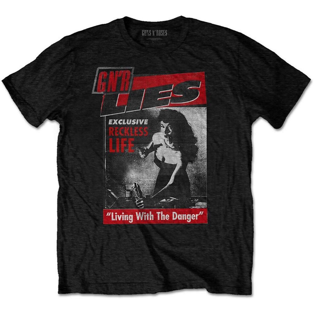 Guns N Roses Reckless Life Black T-Shirt S