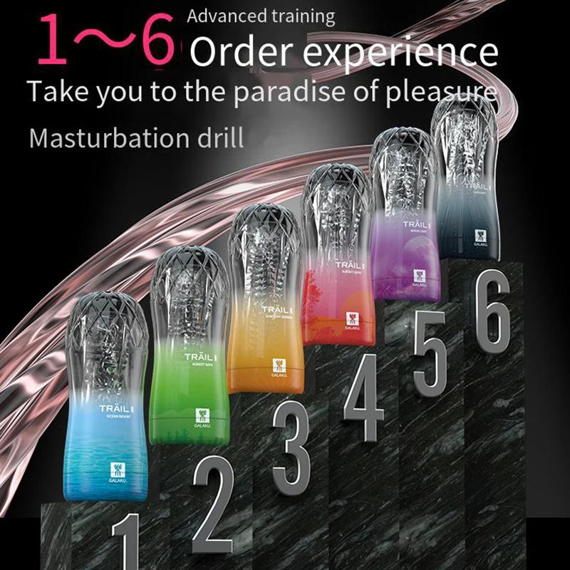 Male Masturbator Cup Soft Pussy Sex Toys Transparent Vagina Adult Endurance Exercise Reusable Vacuum Pocket Cup for Men