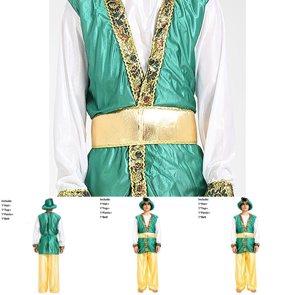 Exquisite Boys Halloween Costume For Arabian Prince King Themed Parties